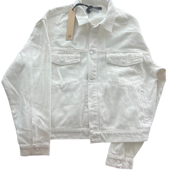 KSUBI | White Denim Jacket L - Picture 2 of 9